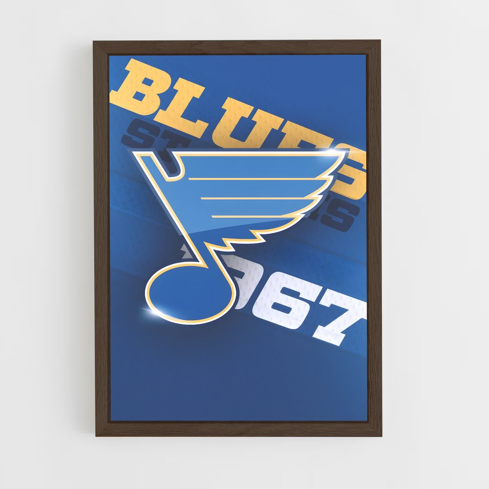 Poster Bluenote Vibes – affiche Hockey sur glace (vue 5)